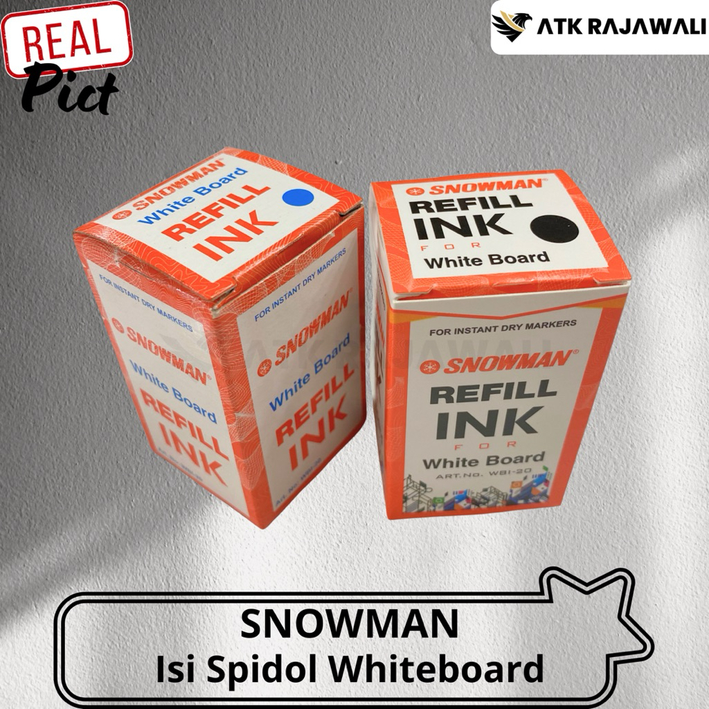 

(Pcs) Tinta Snowman Whiteboard / Refill Marker Snowman