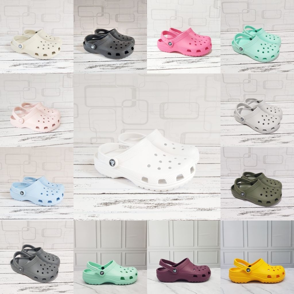 SANDAL CROCS CLASSIC CLOG - CROCS CLASSIC CLOG - SANDAL CROCS PRIA/WANITA