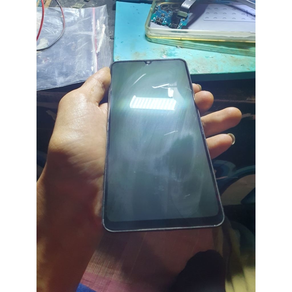LCD Samsung A32 4G Ori Copotan + Frame