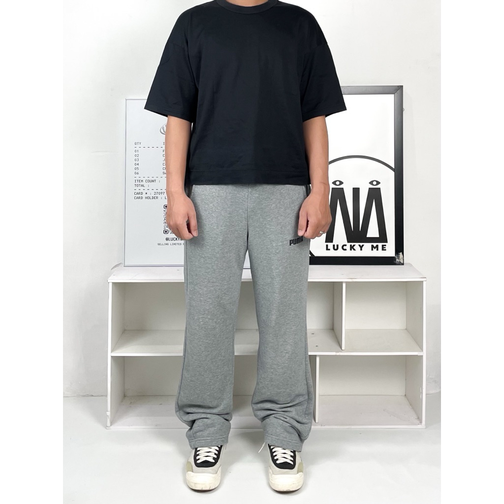 CELANA PANJANG PRIA J3 PMA SWEATPANTS GREY STRAIGHT FIT