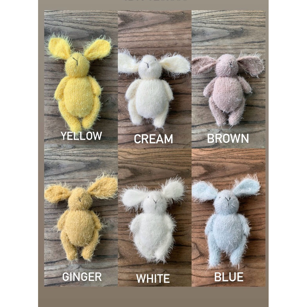 grizzly bunny doll newborn photography props