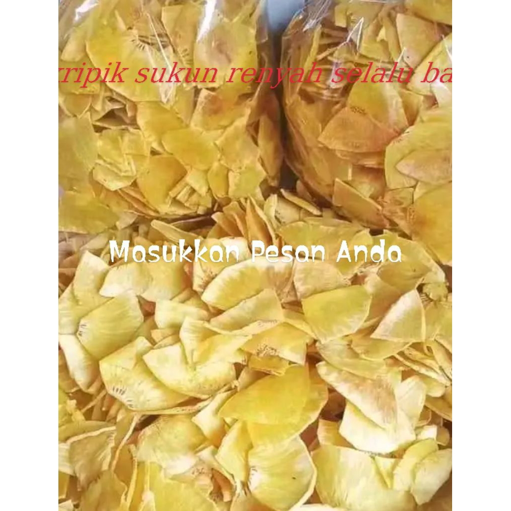 

Kripk sukun manis krispi berat 500gram packing free bable wrap