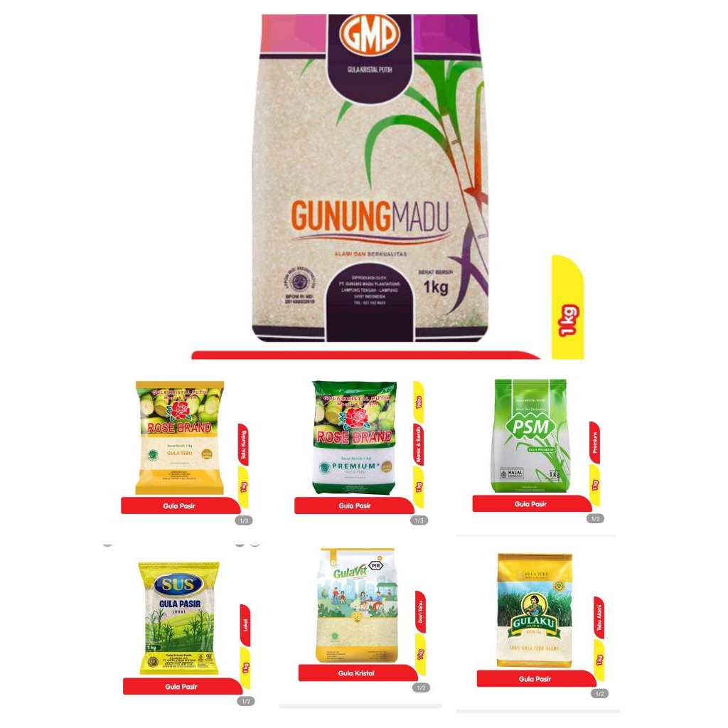 

gula pasir kemasan