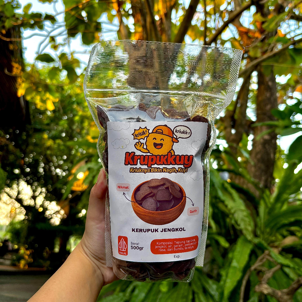 

Krupukkuy | Kerupuk Jengkol Mentah Koin Siap Goreng Aroma Jengkol 250gr 500gr 1kg