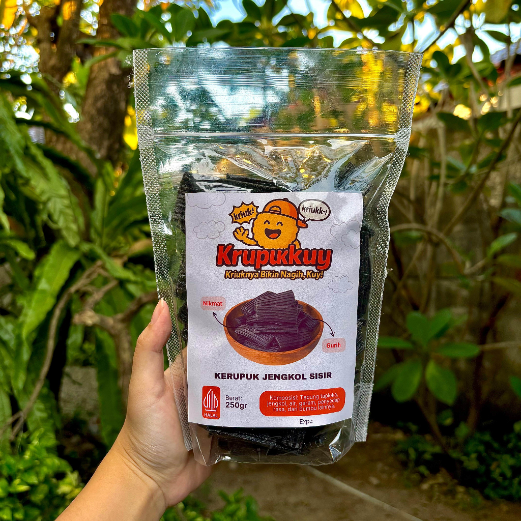 

Krupukkuy | Kerupuk Jengkol Mentah Sisir Siap Goreng Aroma Jengkol 250gr 500gr 1kg