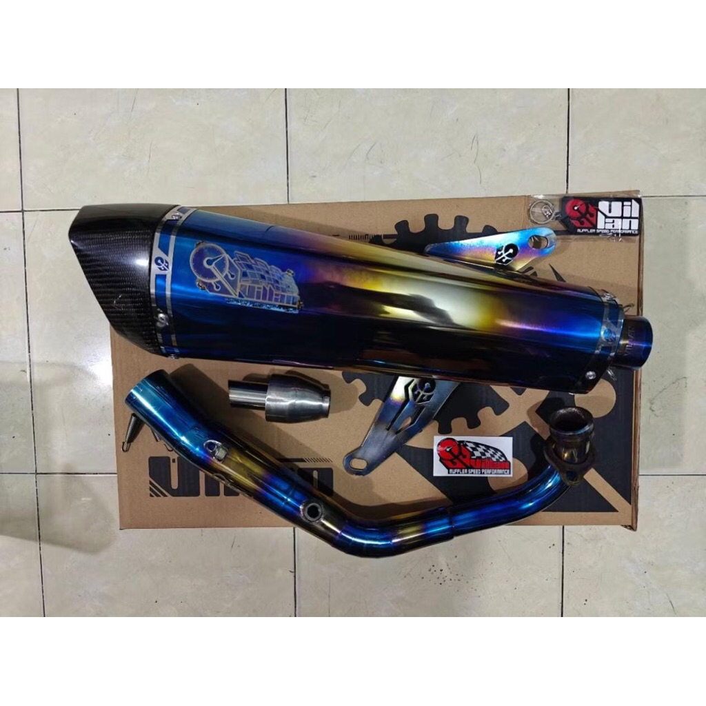 Knalpot Villan Rx1 Fullsystem Yamaha Xmax new / old