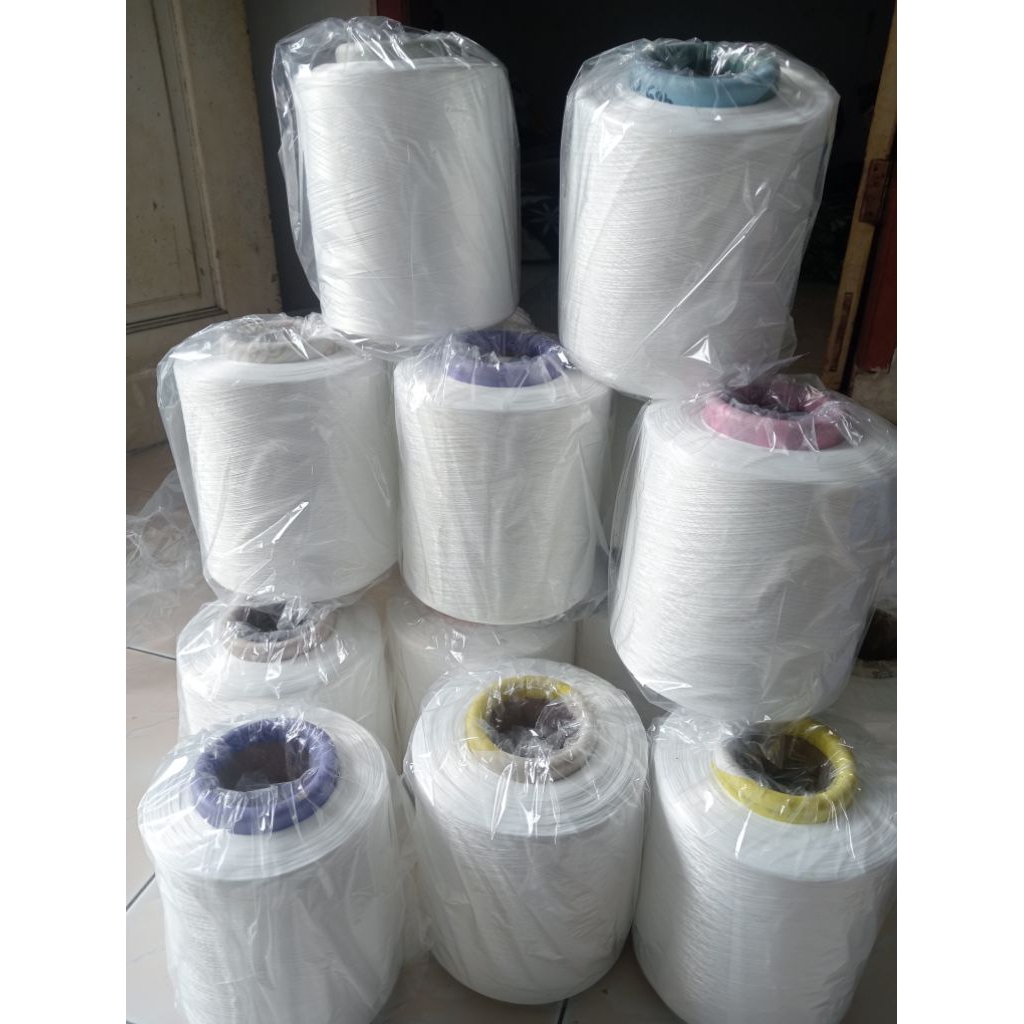 benang obras putih 1kg