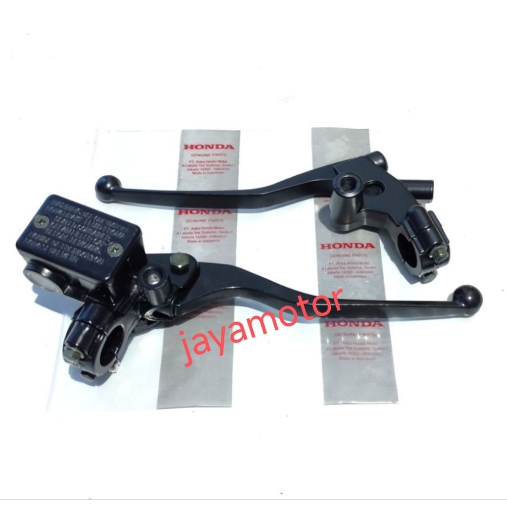 dudukan handle+handle kopling+master rem set depanHonda crf 150 l,crf 250,crf 250
