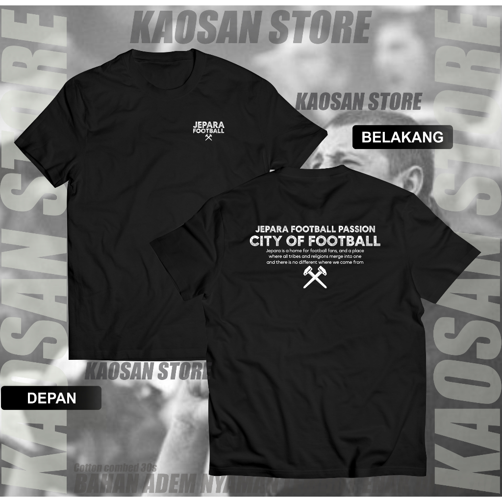 Kaos Jepara City of football suporter sepakbola jepara