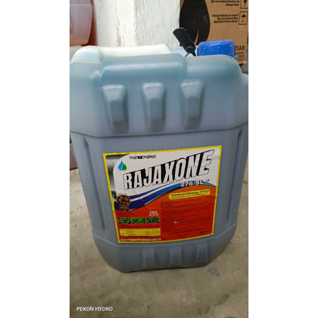 20 LITER RAJAXONE 276 SL - PEMBASMI GULMA HERBISIDA KONTAK PARAKUAT DIKLORIDA PEMBAKAR rajaxone raja