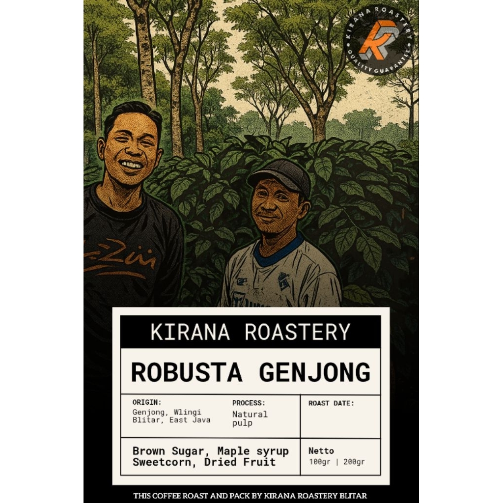 

Fine Robusta Blitar Genjong | Roasted Bean 200gr