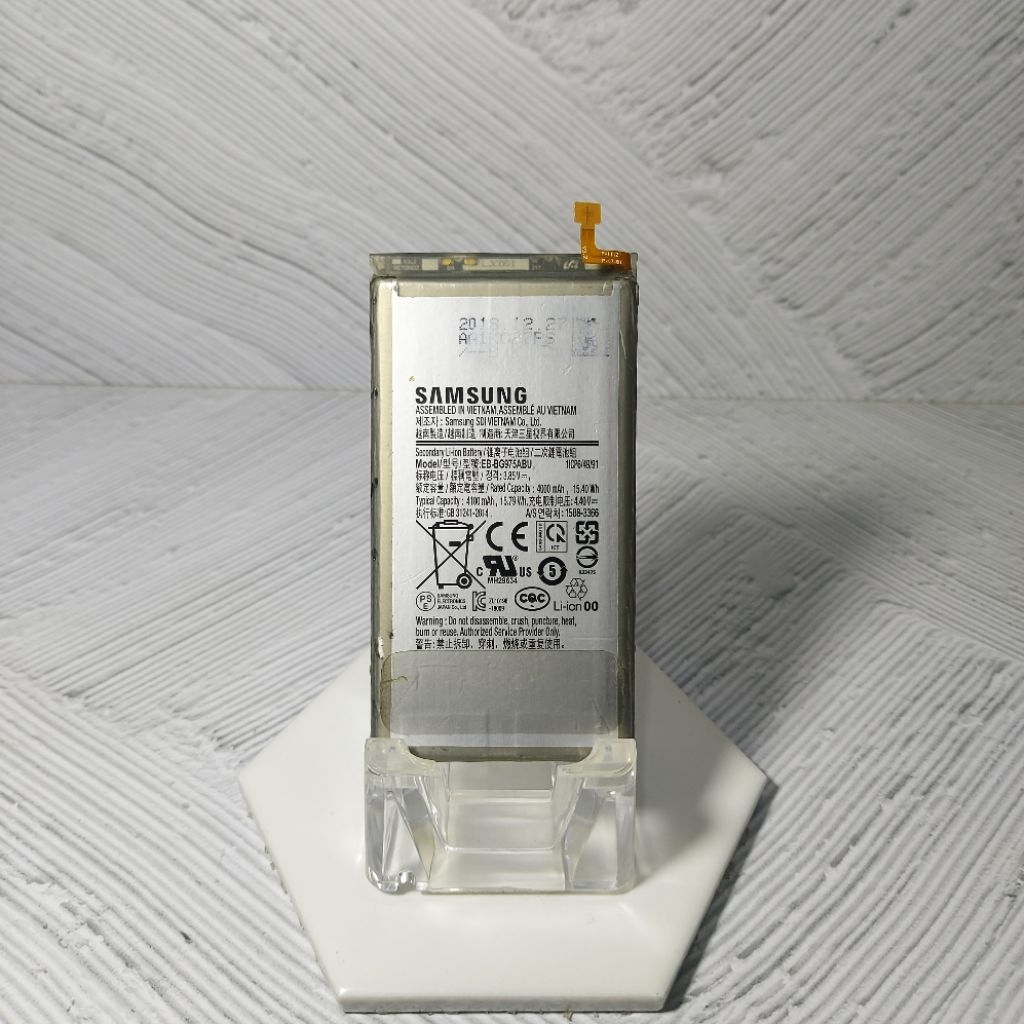 BATERAI BATTERY BATRE SAMSUNG GALAXY S10+ / S10 PLUS | EB-BG975ABU ORIGINAL BEKAS COPOTAN