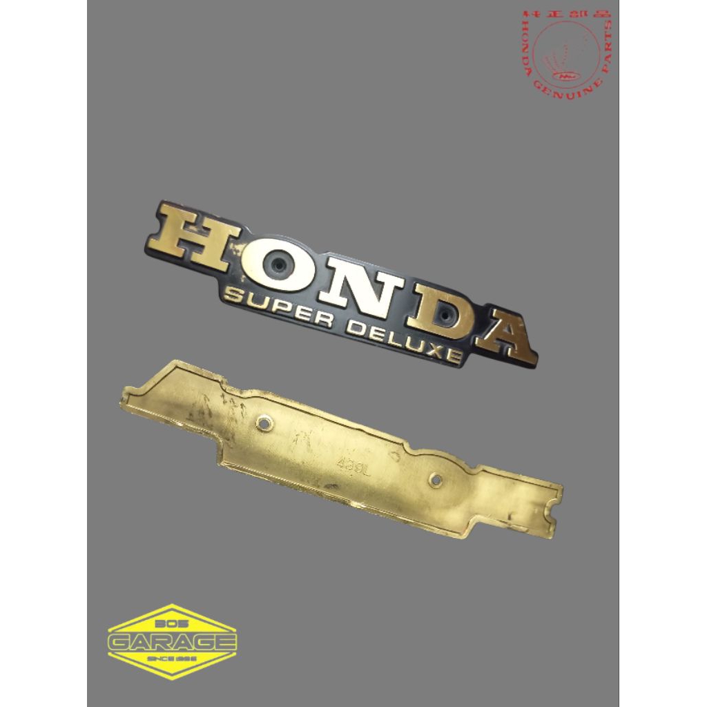 emblem tangki Honda gl100 gl125 nos original baru 1pc