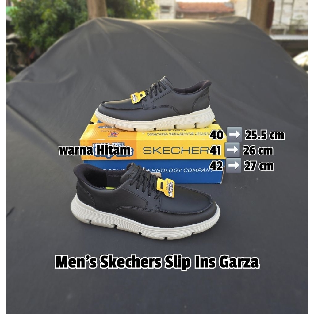 Men's Skechers Slip ins Garza #205479 Blk