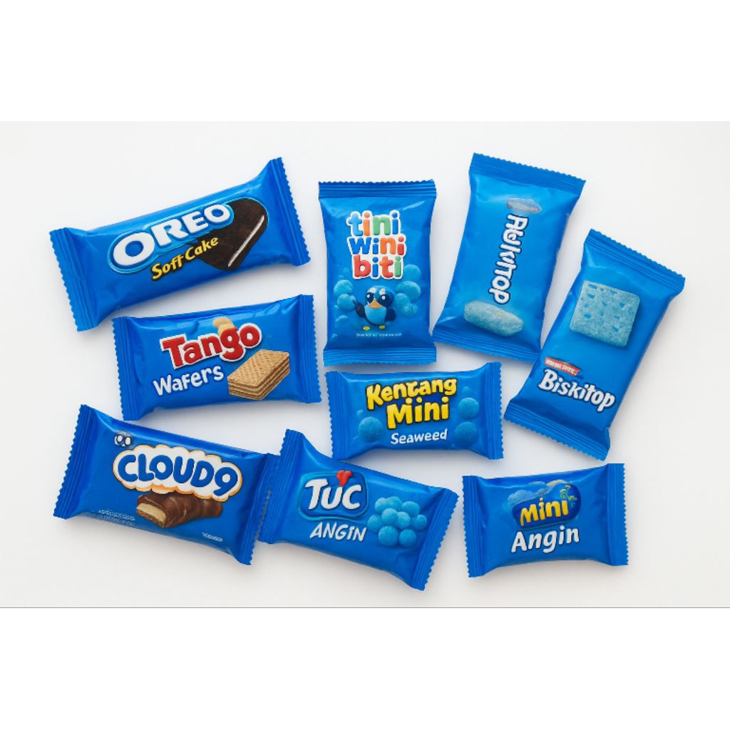 

PAKET SNACK KEMASAN BIRU | Cocok untuk Goodie Bag, Acara Sekolah, Ulang Tahun