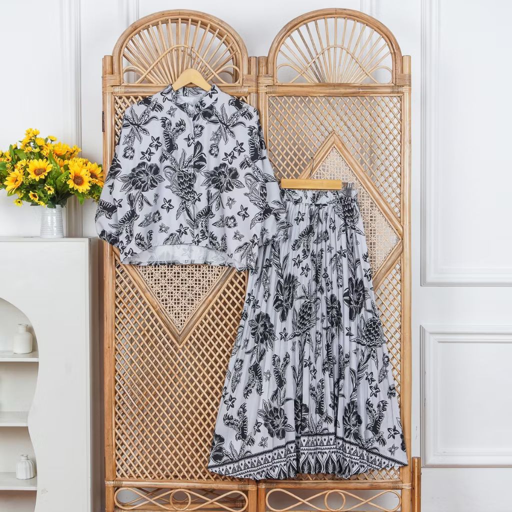 Set Rok wanita setelan rok wanita jumbo