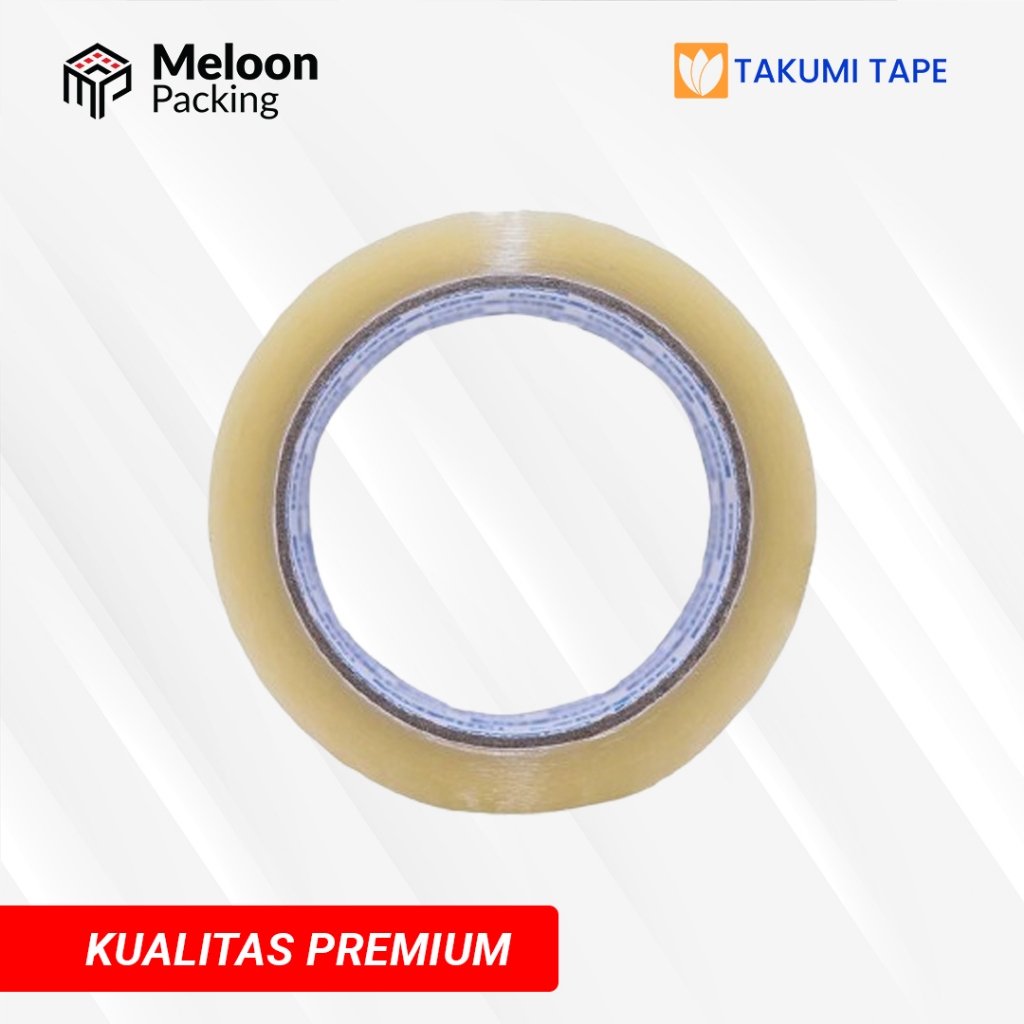 

Lakban Bening - Coklat - 48 mm x 100 Yard - Takumi Tape