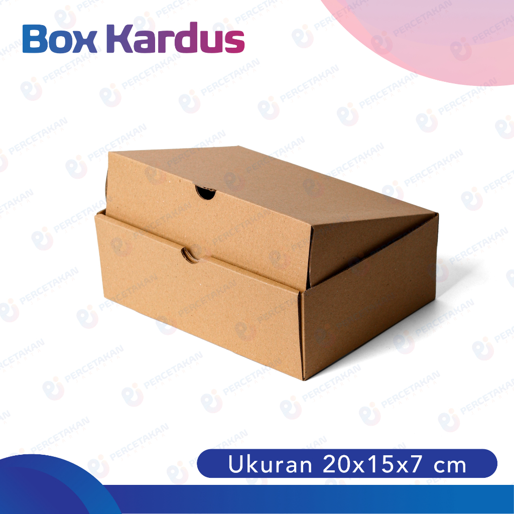

Kardus Corrugated 20x15x7 CM | Die Cut | Kotak Karton | Box Packing Souvenir Pizza
