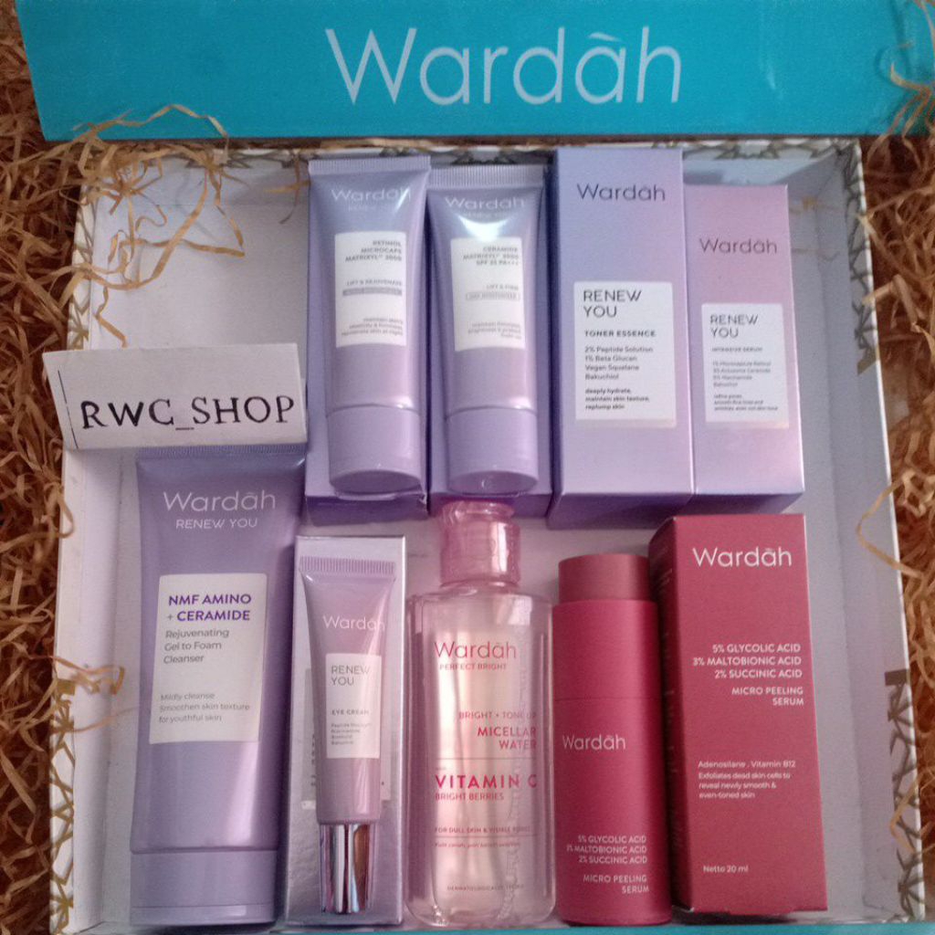 Wardah Renew You 8 Paket Kecil Lengkap | Wardah Renew You Paket Perawatan Anti Aging Lengkap Kecil