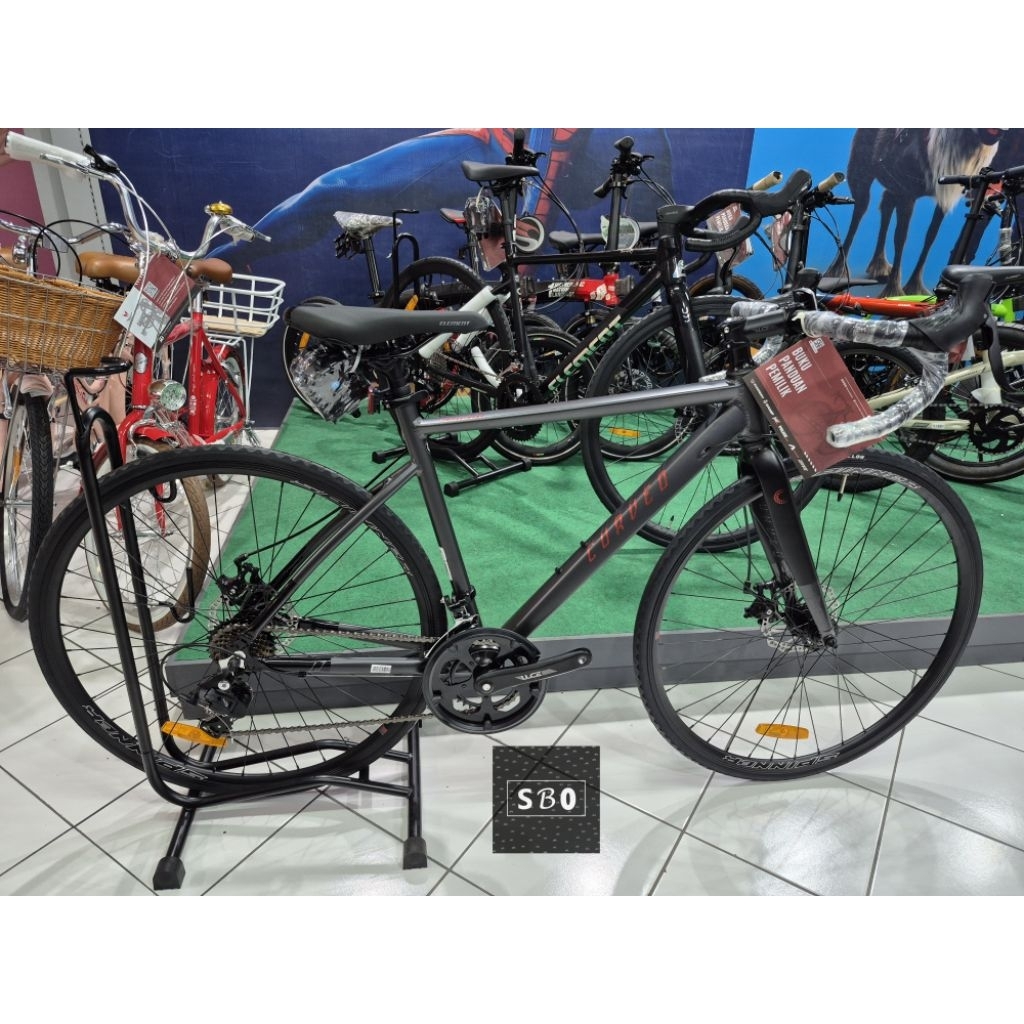 Sepeda balap Roadbike 700c Element Curved LT 8 16speed