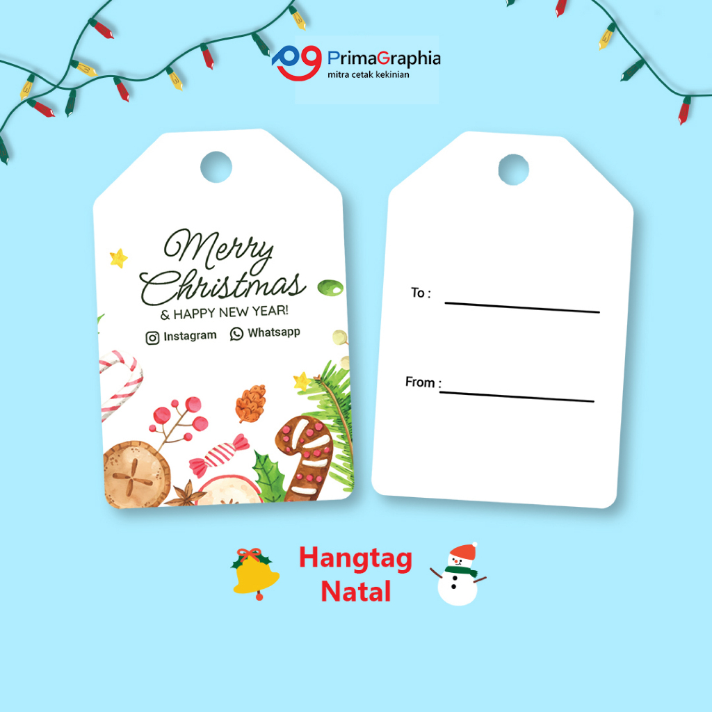 

Cetak Hang Tag Natal Kotak 2 Sisi Custom Desain Template