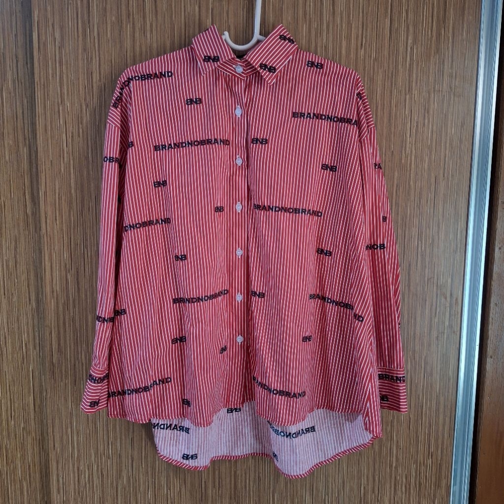 PRELOVED BNB BRAND NO BRAND WASHINGTON TOP RED