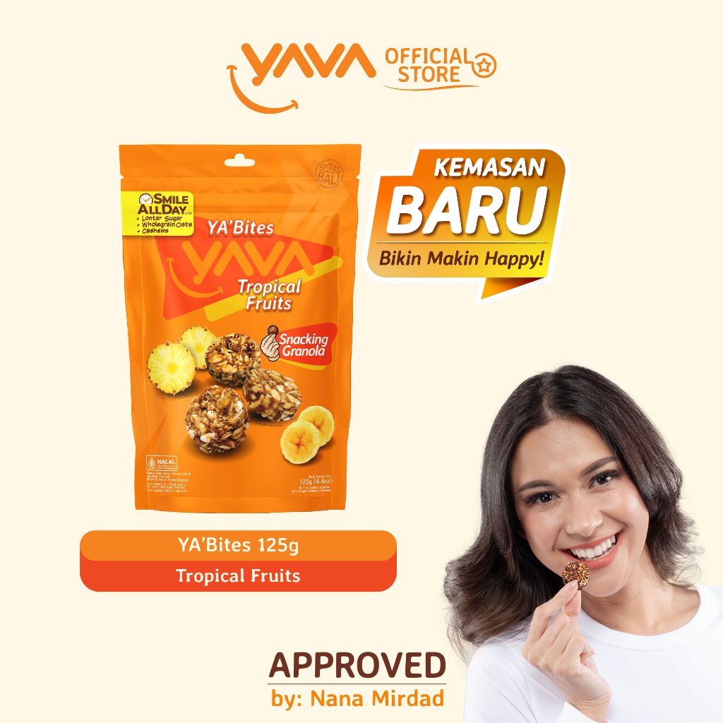 

YAVA YA'Bites Tropical Fruits 125g
