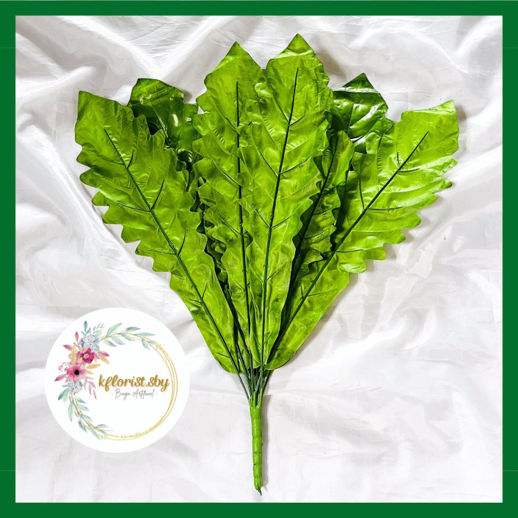 [15 CABANG] Daun Gelombang Cinta Jumbo Artificial Daun Kadaka Artificial Daun Dekorasi Wedding