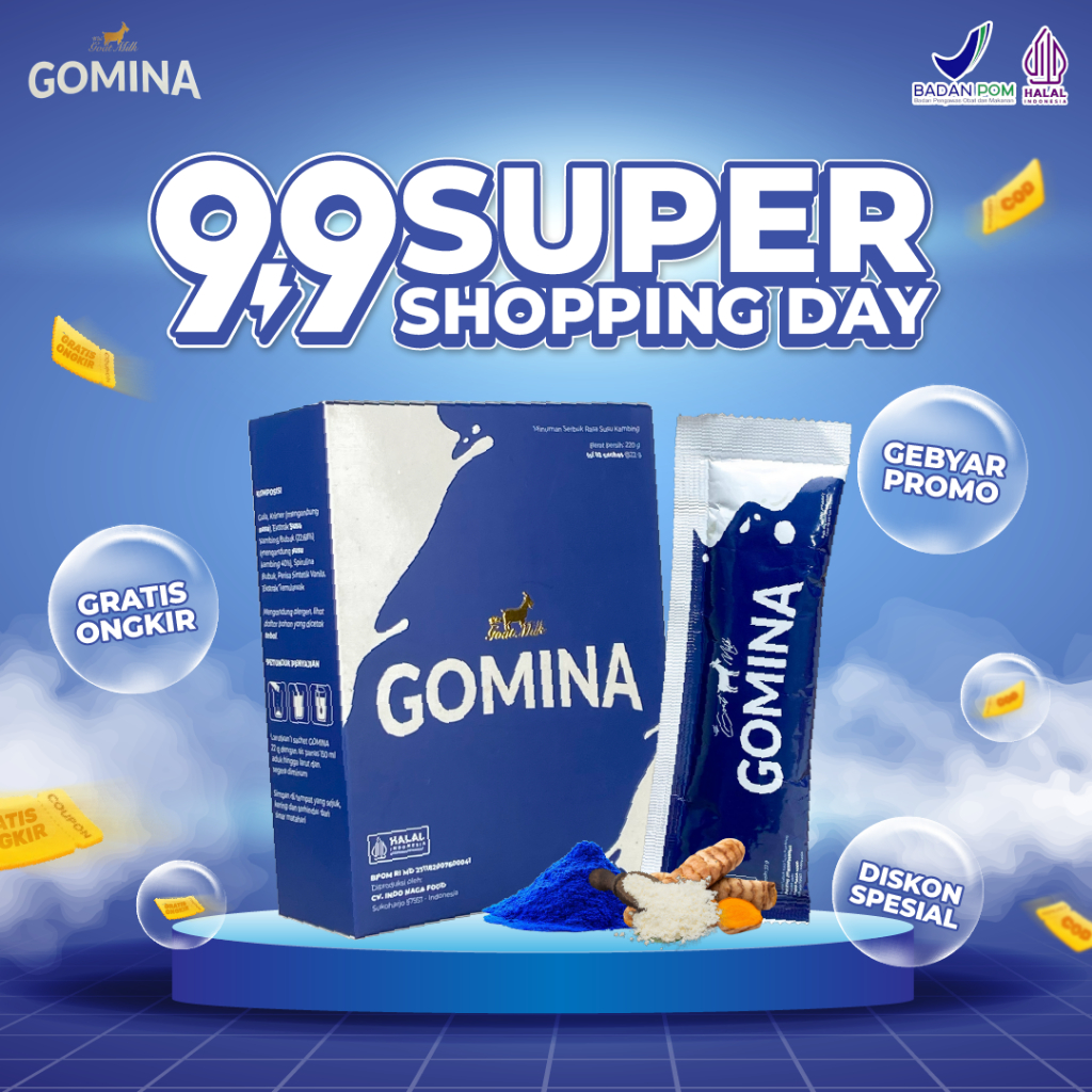 

Gomina - Susu Gomina Perpaduan ekstrak Spirulina Biru Atasi Nyeri Sendi