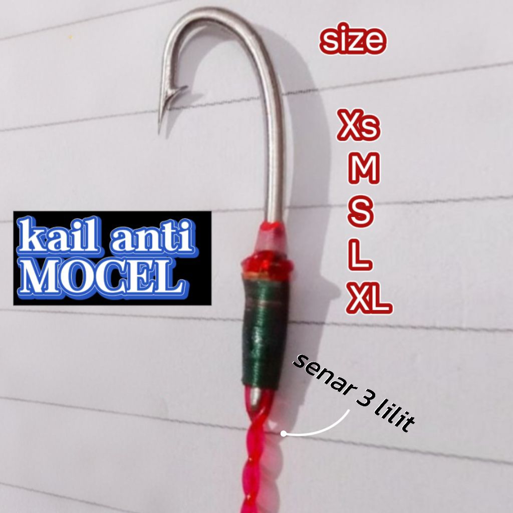 Kail Pancing Urek Belut Pancing Belut Kail Belut India Bahan Baja