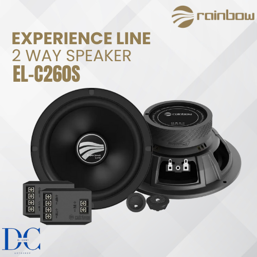 Speaker 2-Way Mobil - Speaker Rainbow EL-C260S - 2-Way Component Set Speaker - Audio Mobil - 100% Or