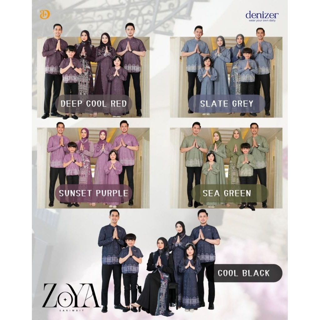 SARIMBIT FAMSET SPESIAL IDULFITRI 2026 ZOYA BY DENIZER (OPEN PO SAMPAI 09 SEPTEMBER 2025)