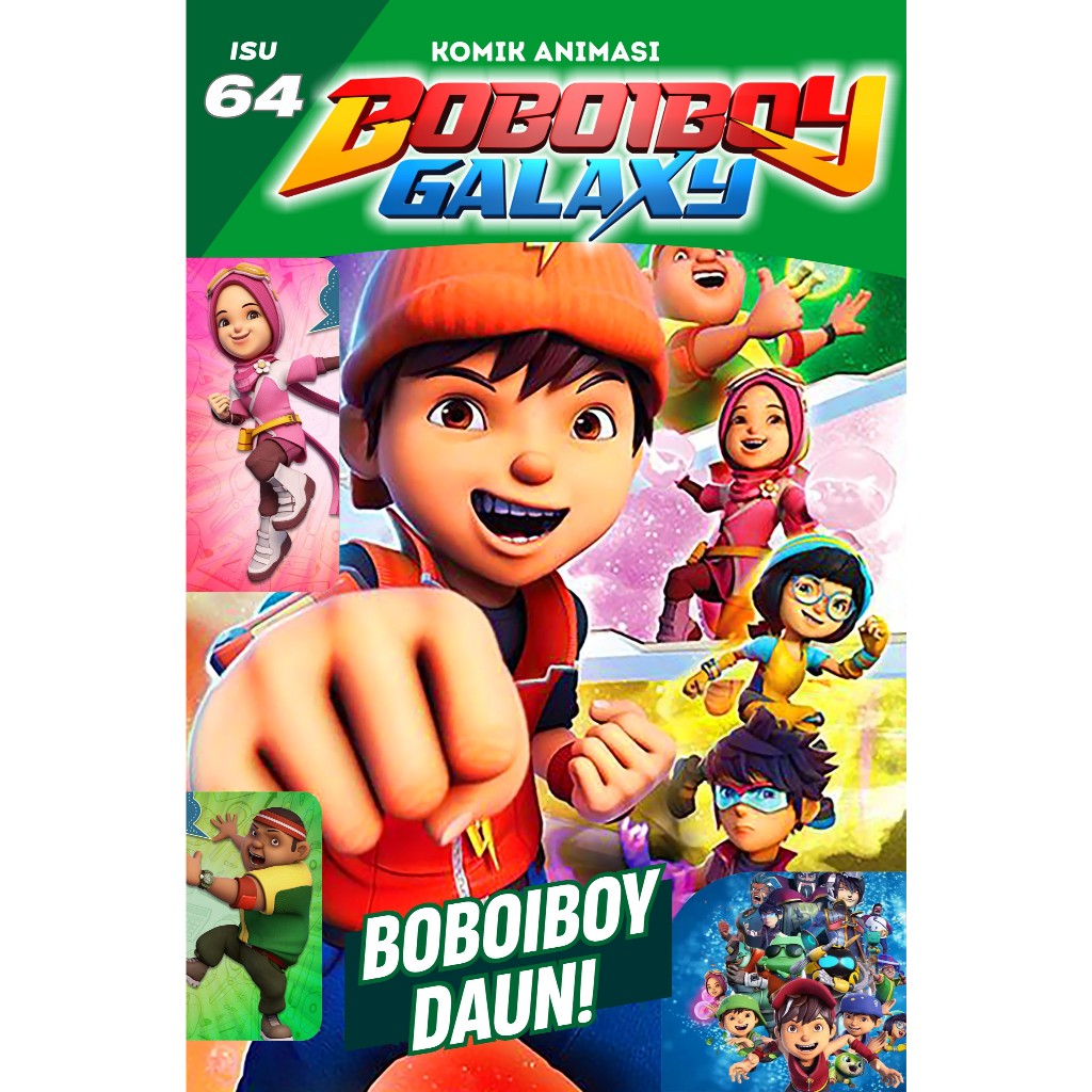 Komik BOBOIBOY GALAXY musim 1 isu 64 versi animasi - Boboiboy Daun