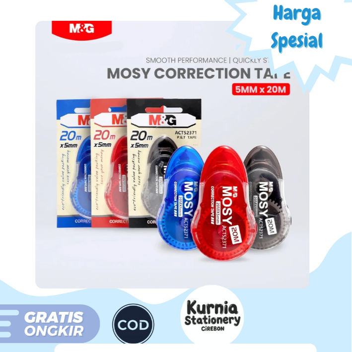 

M&G Correction Tape Mosy 20 M x 5 mm / Tip ex Pita ACT52371