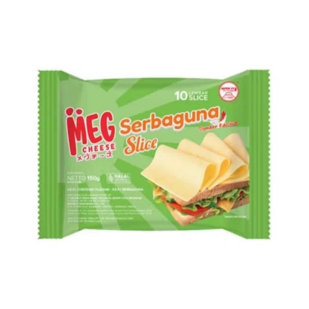 

MEG keju serbaguna slice 10's