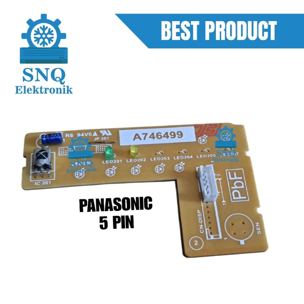 PCB sensor AC panasonic soket 5 pin A746499 - Receiver AC panasonic kabel 5 A 746499 - Modul sensor 