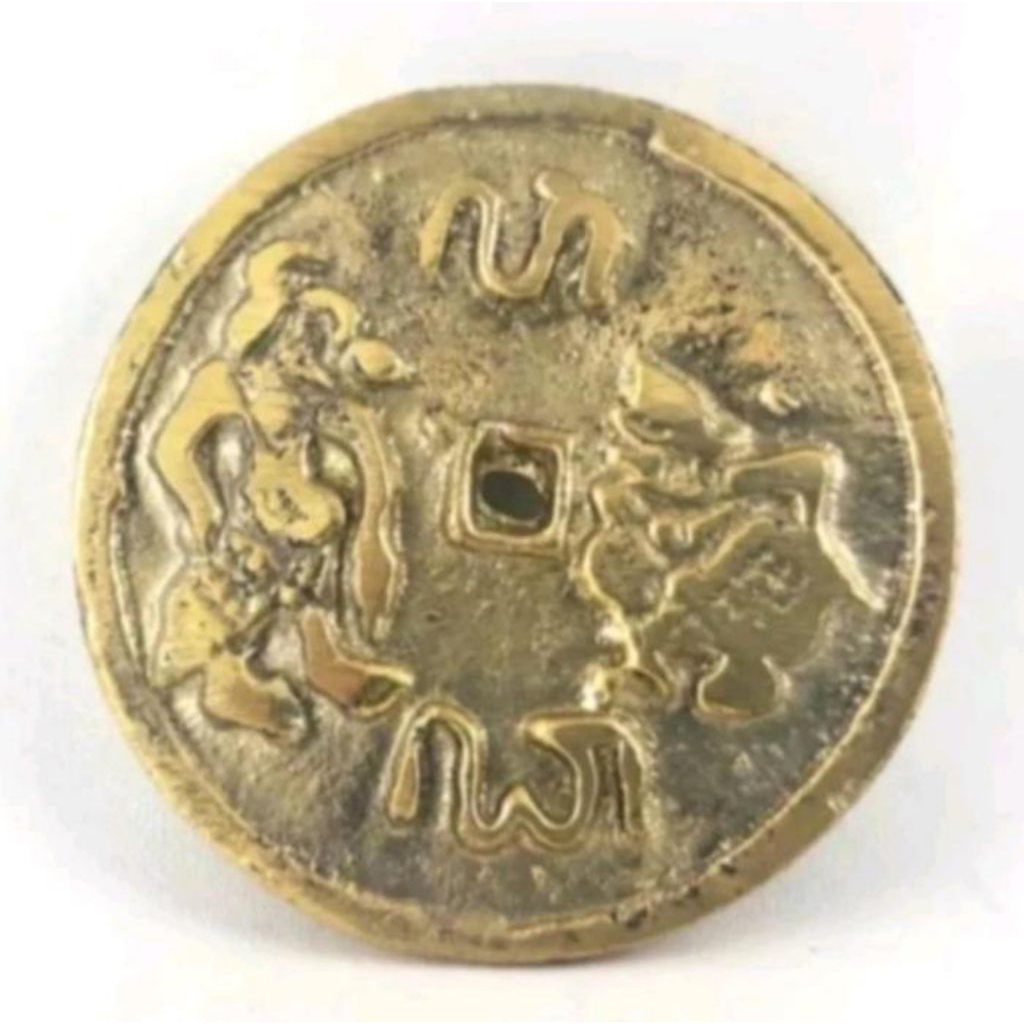 koleksi koin gobog Ganesha kuningan