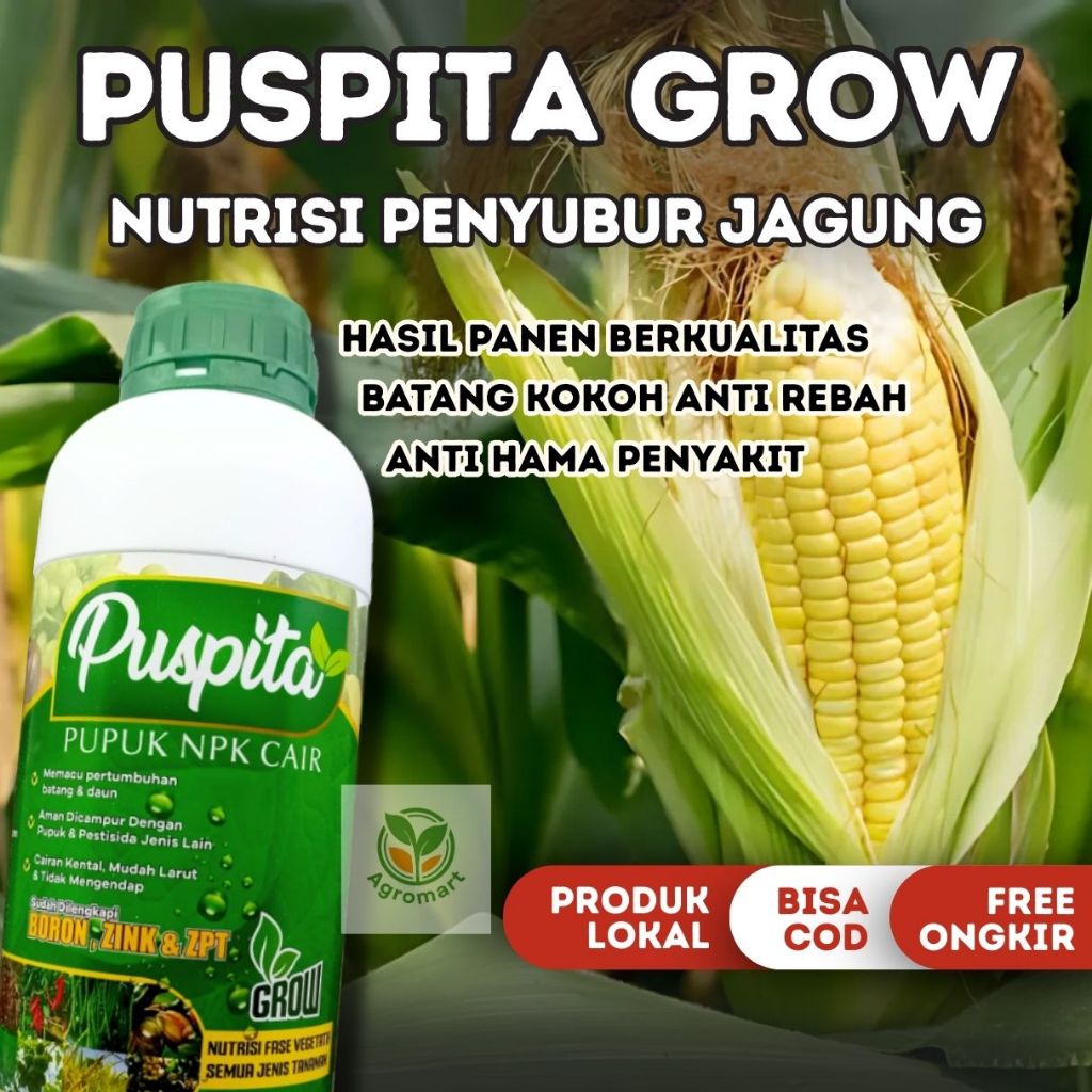 PUSPITA - NPK Cair Vertine Plus Boron ZPT Suplemen Daun Akar Batang