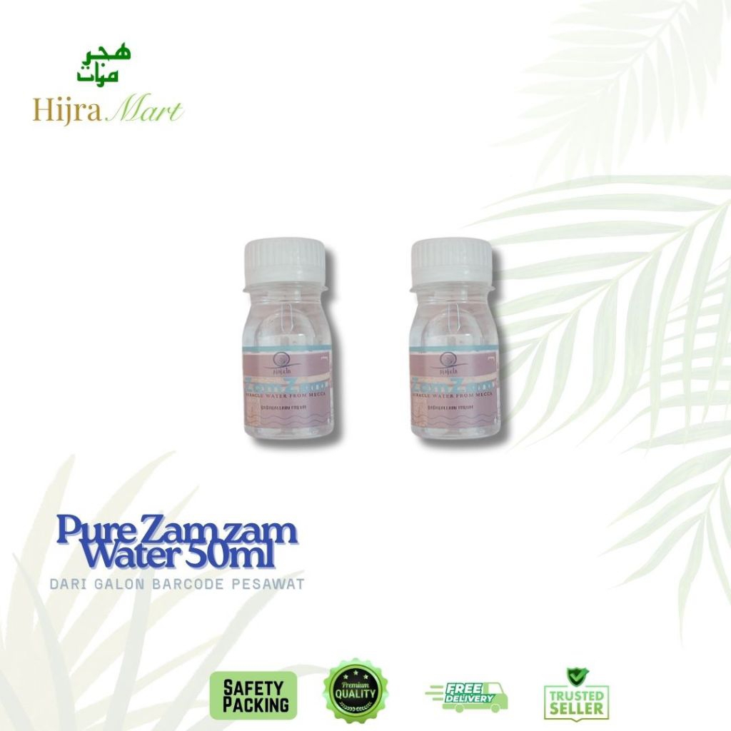 

[3pack] Air Zam zam 50ml Asli Dari Galon 5 liter Barcode
