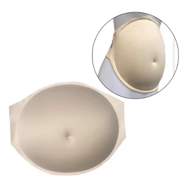 AS Spons Perut Kehamilan Palsu Warna Kulit untuk Alat Peraga Fotografi/Film