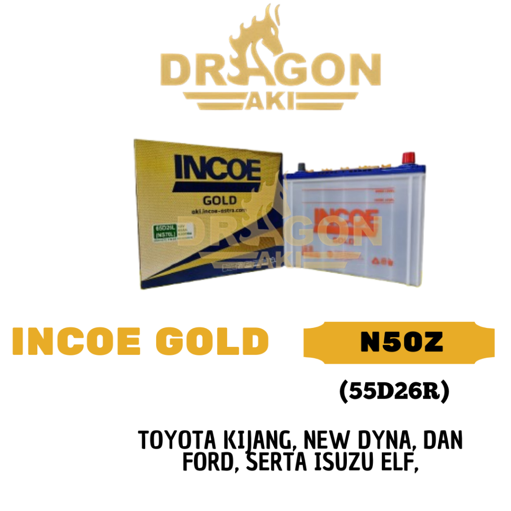 Aki Mobil Incoe Gold N50Z