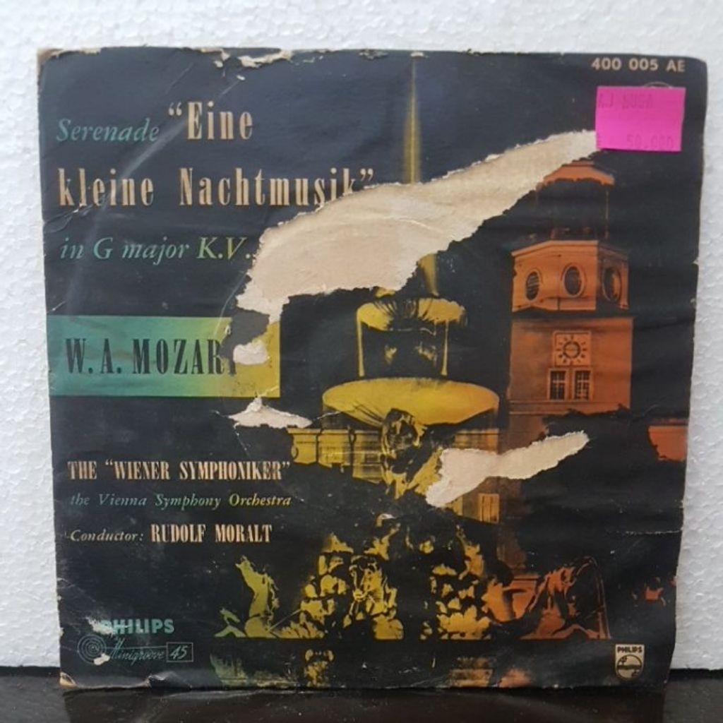 Vinyl Piringan hitam 7 inch Mozart - Eine Kleine Nachtmusik