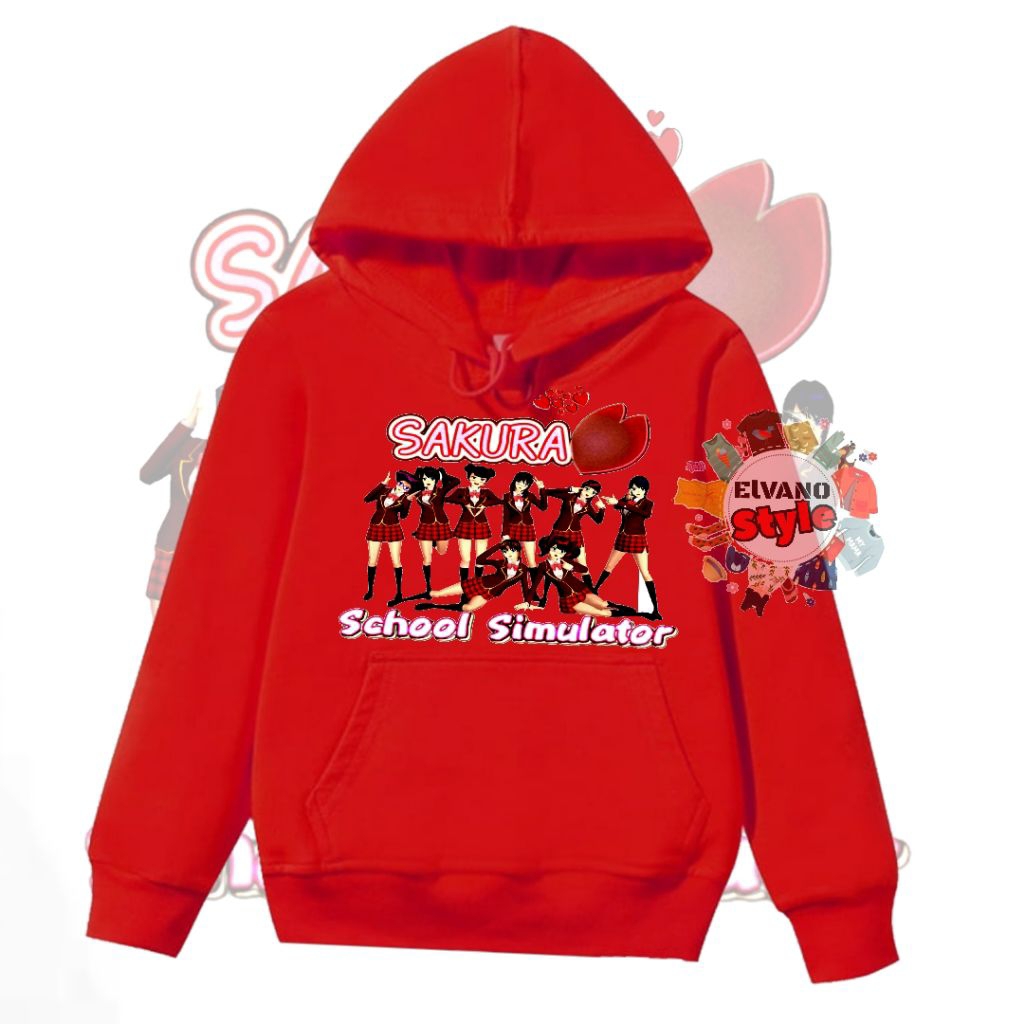 Hoodie Anak Sakura School Simulator