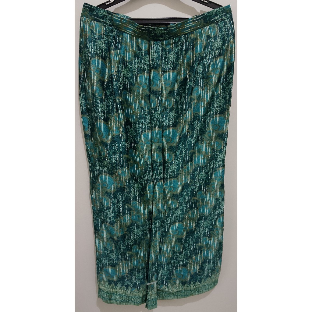 Rok Panjang - Batik biru