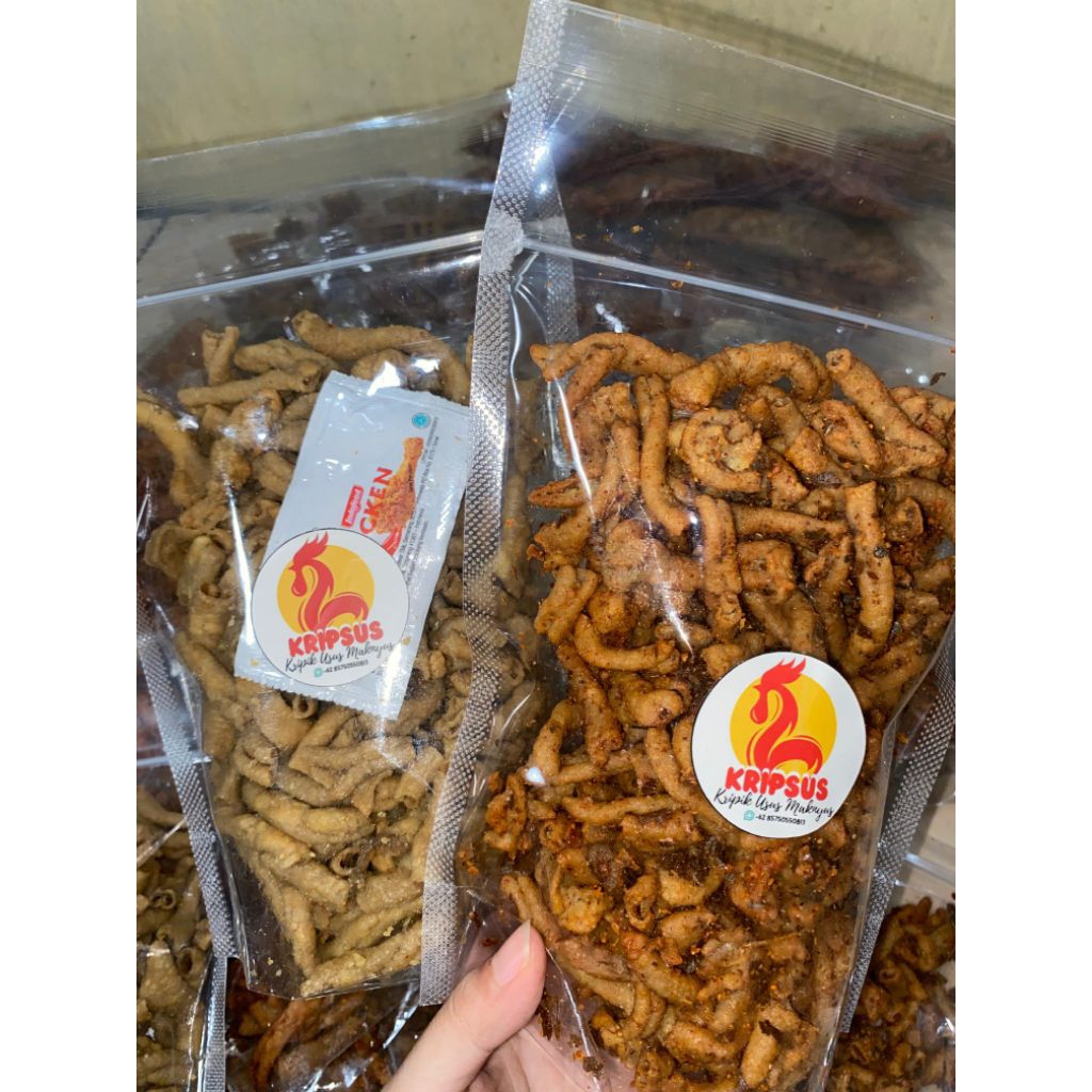 

Usus Krispi 250gr (KRIPSUS)KRIPIK USUS MAKNYUS