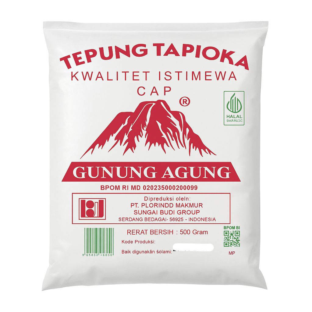 

Tepung Tapioka Cap Gunung Agung 500gr – Kwalitet Istimewa Halal Berkualitas