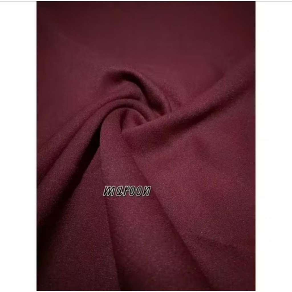 Kain Bahan Moscrepe/Lady Zara Meteran (per 0.5cm)