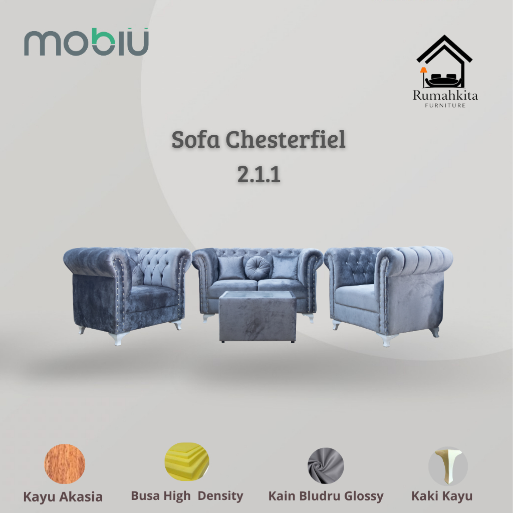 Sofa Chesterfield 211 + Meja