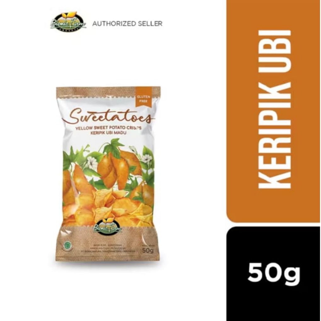 

Bionic Farm - Sweetatoes Keripik Ubi 50gr