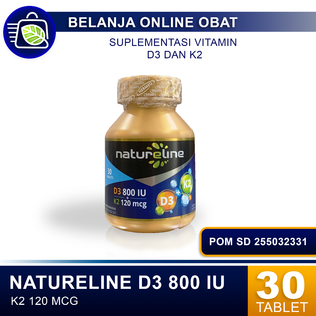 NATURELINE D3 800IU 30 TABLET